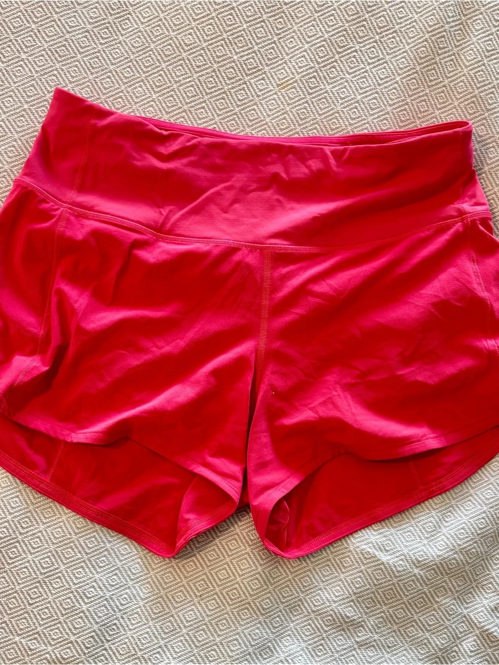 lululemon athletica Hot Pink High-Rise Athletic Shorts - Picture 1 of 4